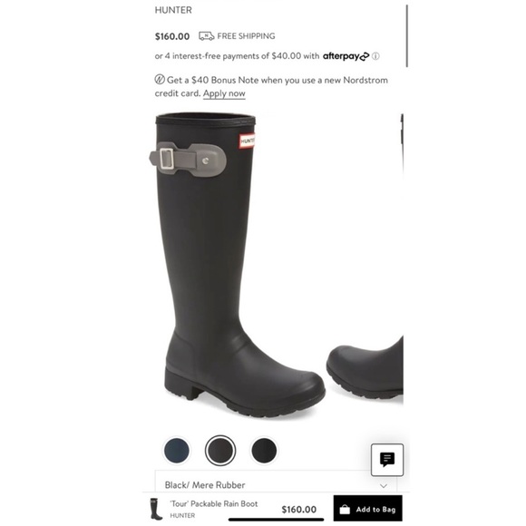 Hunter Original Tour Rain Boots - Picture 3 of 12